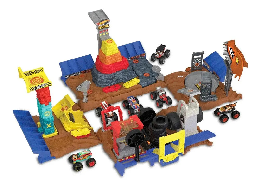 PISTA MONSTER TRUCKS ULTIMATE CRUSH YARD BONE SHAKER - MATTEL PISTA MONSTER TRUCKS ULTIMATE CRUSH YARD BONE SHAKER - MATTEL